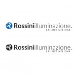 Rossini illuminazione con claim