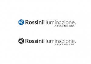 Rossini illuminazione con claim