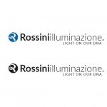 Rossini illuminazione con claim in inglese