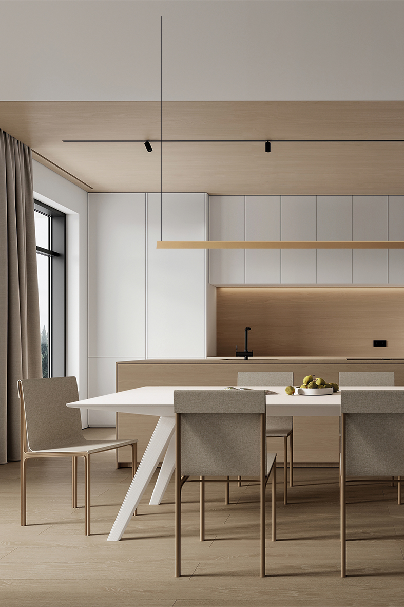 DAISHO PRO - SOSPENSIONE ORIZZONTALE NERA LED 42W IP20 3000K CRI90 - immagine 4