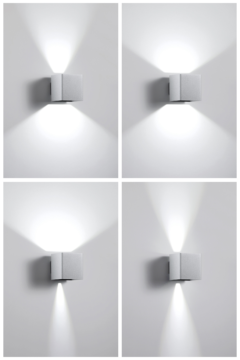 GHEE EVO - WHITE LED WALL LAMP 10W 30-130° IP65 3000K CRI80 - Image 3