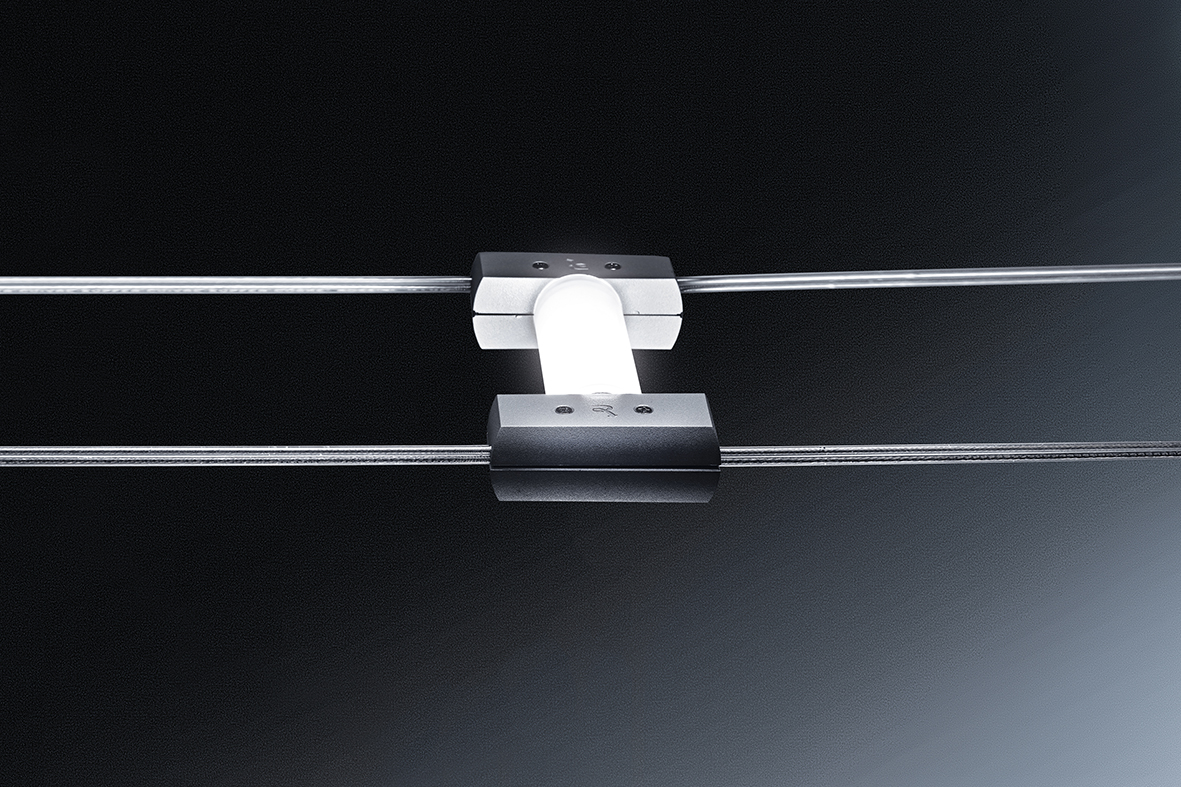 SISTEMA A TESATA BIANCO GU10 IP20