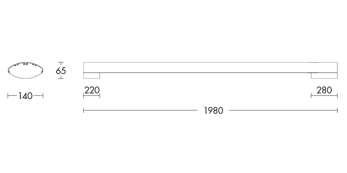 SISTEMA LINEARE BIANCO G13 FLUO IP40