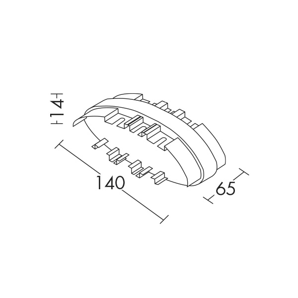 GIUNTO MECCANICO LINEARE BIANCO