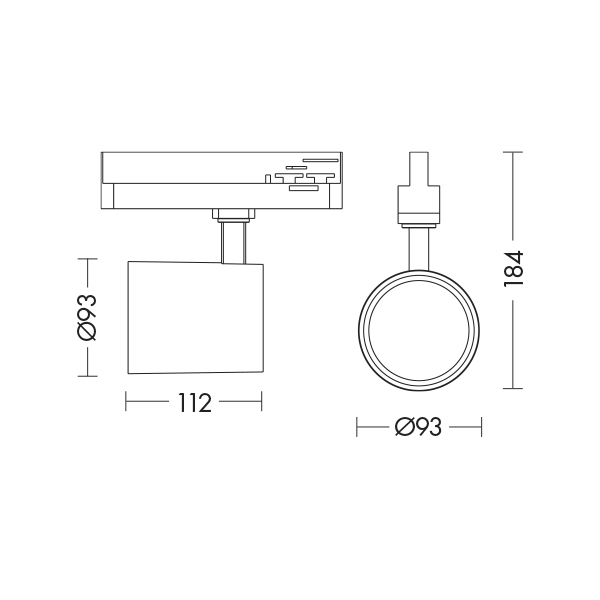 PROIETTORE BINARIO TRIFASE BIANCO LED 32W I