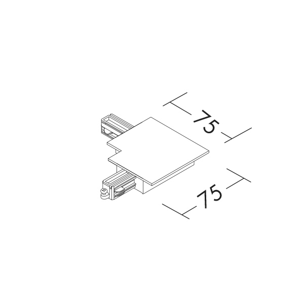 GIUNTO ELETTRICO A L PER SQUASH INCASSO SIN