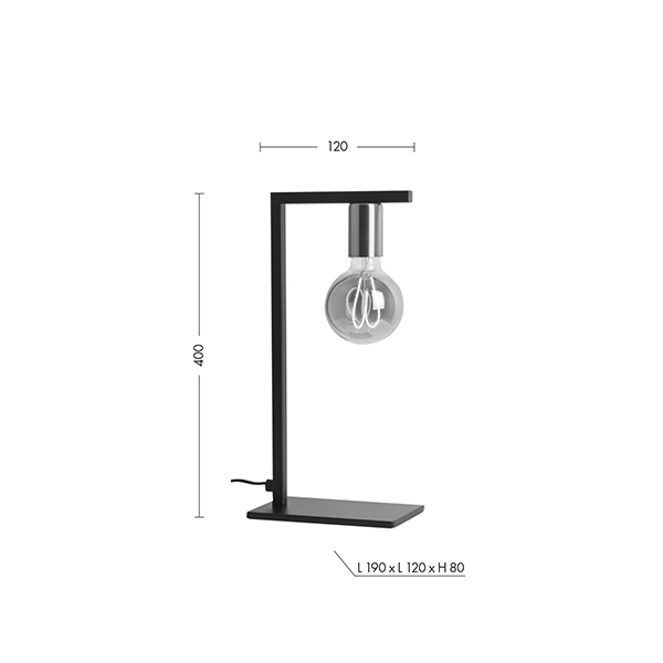 LAMPADA DA TAVOLO BIANCA E27 IP20