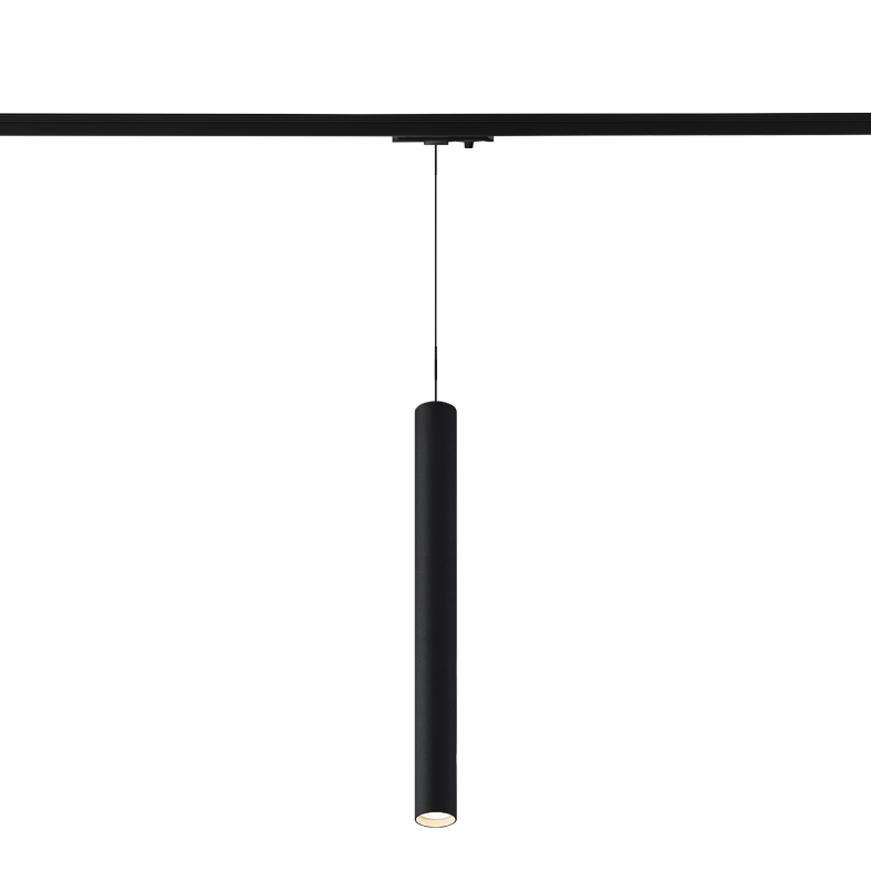 AXIOM EVO – SOSPENSIONE BINARIO MONOFASE NERA GU10 50W IP20 60CM