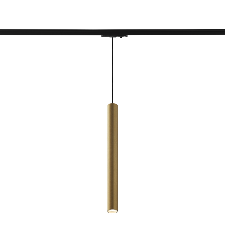 AXIOM EVO – SOSPENSIONE BINARIO MONOFASE ORO GU10 50W IP20 60CM