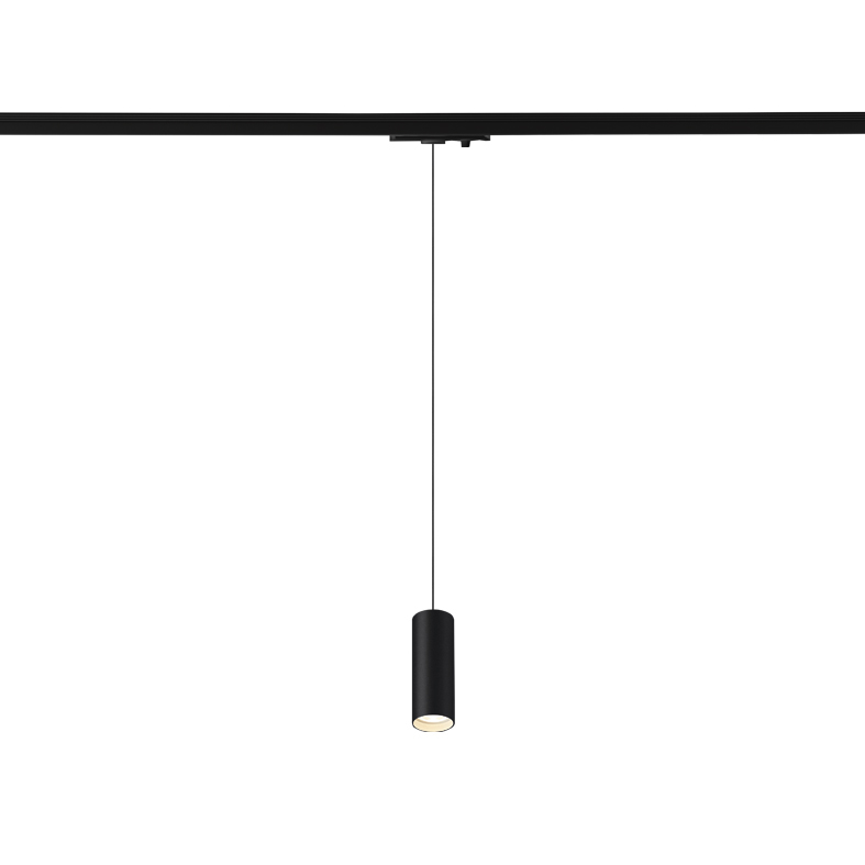 AXIOM EVO – SOSPENSIONE BINARIO MONOFASE NERA GU10 50W IP20 15CM