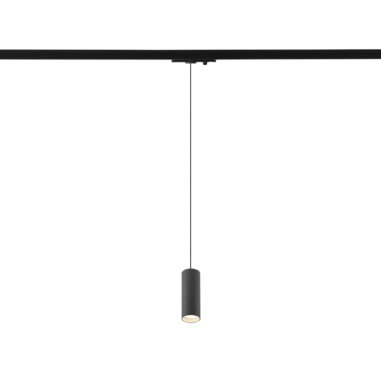 AXIOM EVO – SOSPENSIONE BINARIO MONOFASE TITANIO GU10 50W IP20 15CM