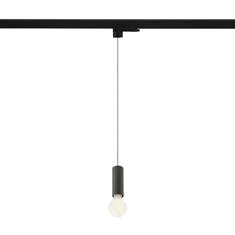 AXIOM EVO – SOSPENSIONE BINARIO TRIFASE TITANIO E27 50W IP20 15CM