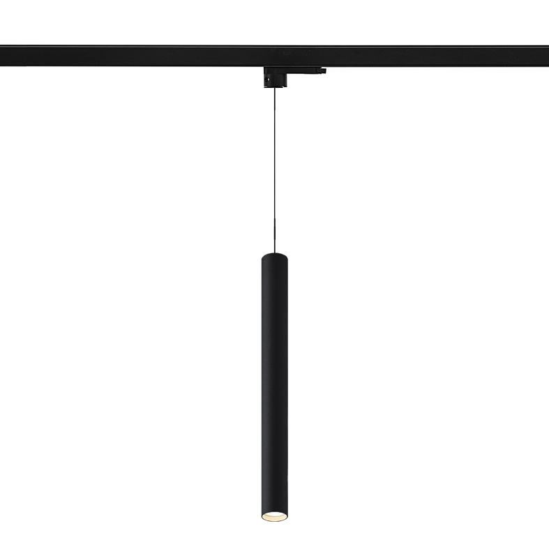 AXIOM EVO – SOSPENSIONE BINARIO TRIFASE NERA GU10 50W IP20 60CM