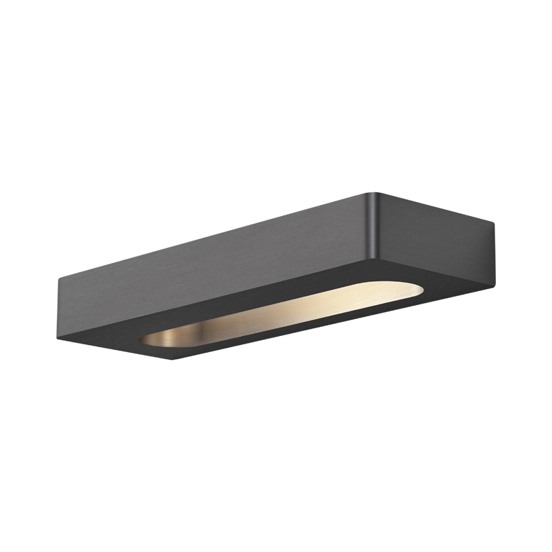 HELIOS – APPLIQUE TITANIO LED 13W IP54 3000K CRI90