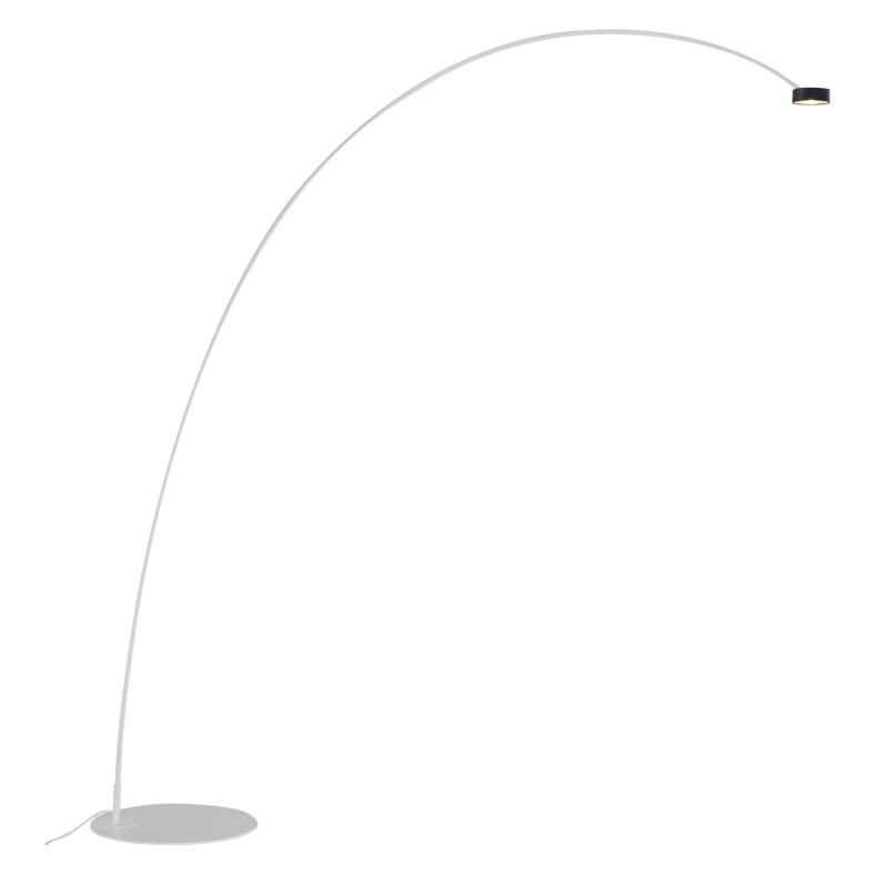 HOLE – PIANTANA AD ARCO BIANCO/BIANCO LED 13W 38° IP20 3000K CRI90