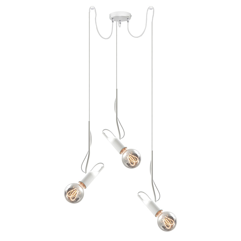 KARAOKE – SUSPENSION 3XE27 WHITE