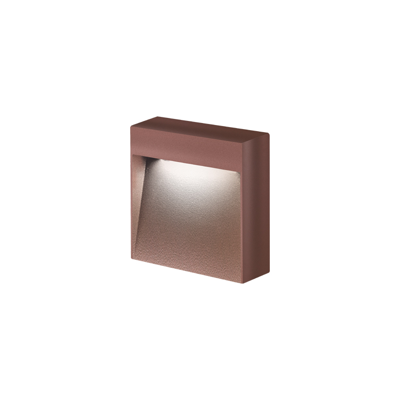 KIKI – APPLIQUE CORTEN LED 3W 50° IP65 3000K CRI80 9CM