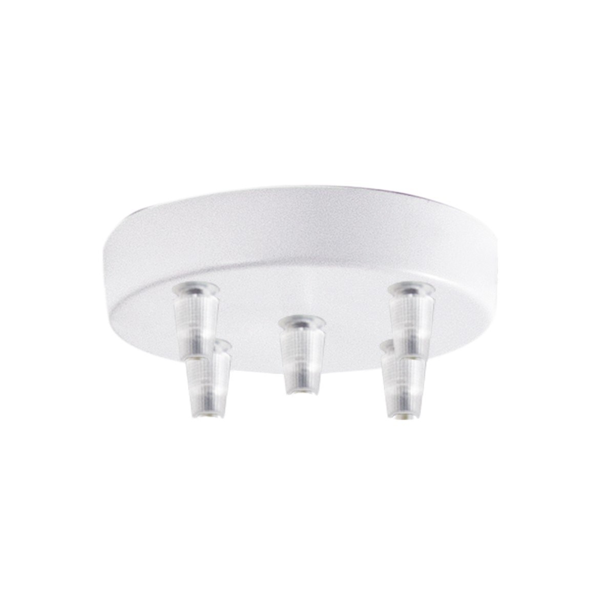 ACCESSORI – WHITE CEILING ROSE 5 SLOTS + DECENTRALIZATION