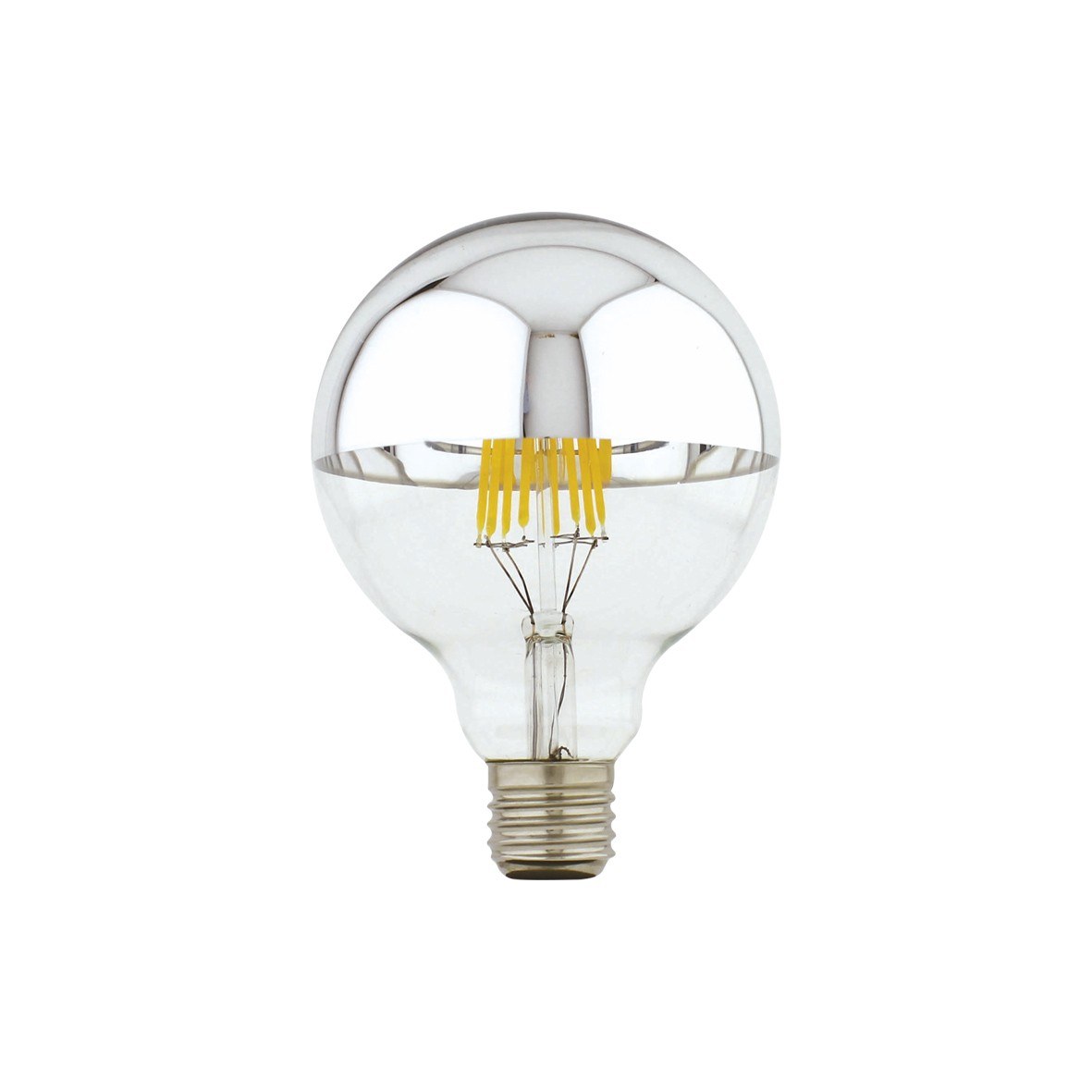 LAMPADINE – GLOBO LED D.95 CON CUPOLA ARGENTO