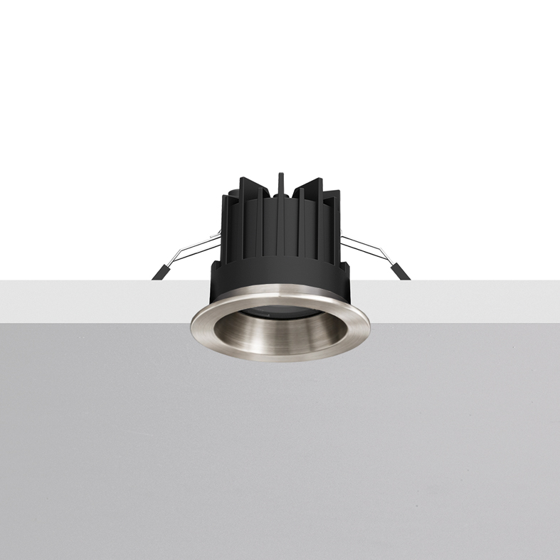 MEGA EVO – DOWNLIGHT NICHEL OPACO TONDO LED 8,8W 2700K IP65