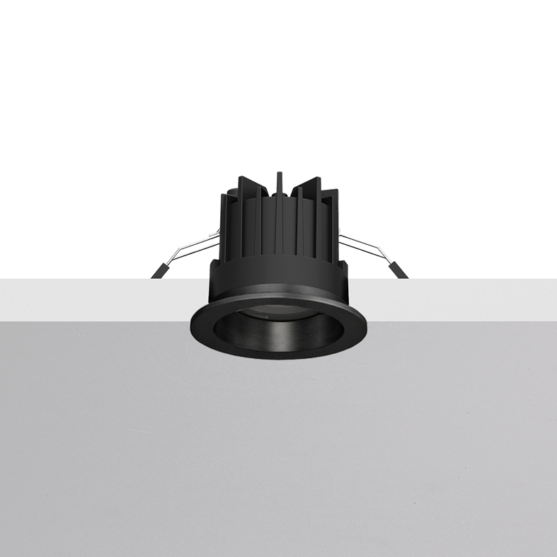 MEGA EVO – DOWNLIGHT NERO TONDO LED 8,8W 2700K IP65