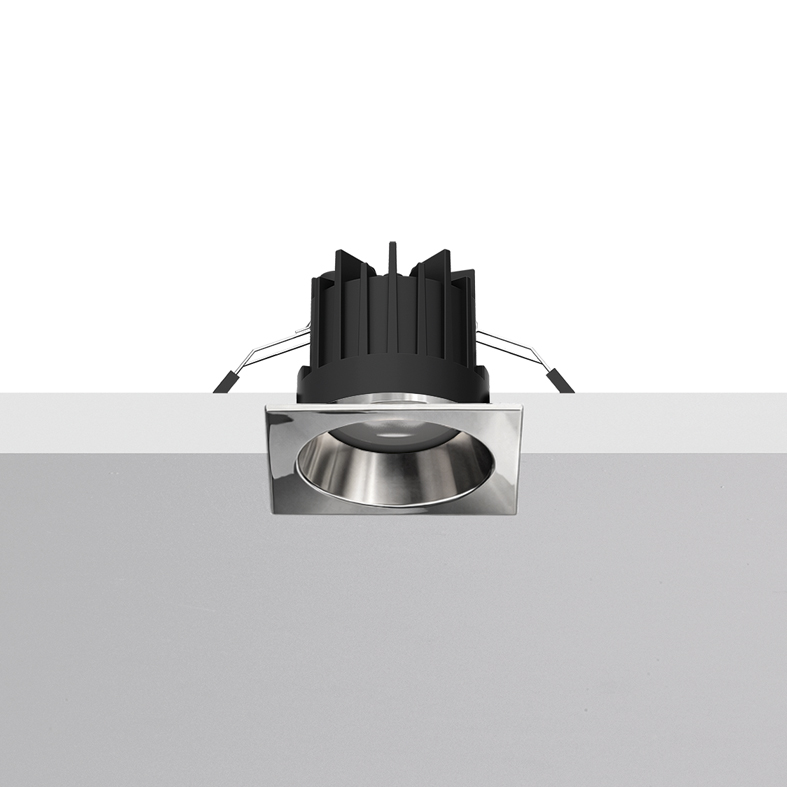 MEGA EVO – DOWNLIGHT CROMO QUADRATO LED 8,8W 2700K IP65