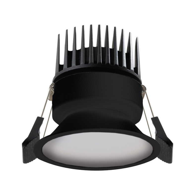 RASTER – DOWNLIGHT RECESSED NERO LED 6W 15° IP20 2700K CRI90