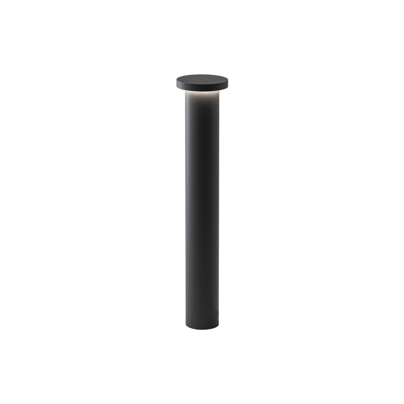 TIBERIO – BOLLARD ANTRACITE LED 10W 82° IP65 3000K CRI80 9D 45CM