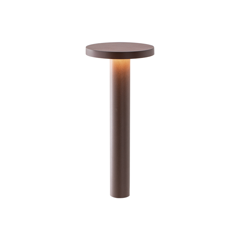 TIBERIO – BOLLARD CORTEN LED 10W 82° IP65 3000K CRI80 20D 45CM