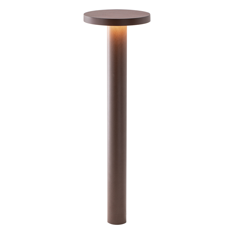 TIBERIO – BOLLARD CORTEN LED 10W 82° IP65 3000K CRI80 20D 75CM