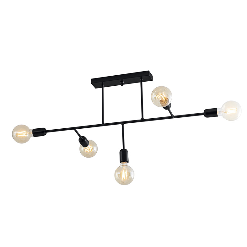 VALO – BLACK CEILING LIGHT 5 LIGHTS